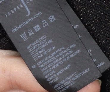 Jasper Conran Women's Black Off Shoulder Blouse Size 14