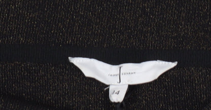 Jasper Conran Women's Black Off Shoulder Blouse Size 14