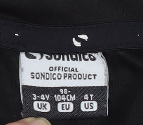 Sondico Boys Black Track Jacket 3-4 Years