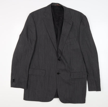 Mens UK Size 42 Feraud Regular Grey Suit Jacket