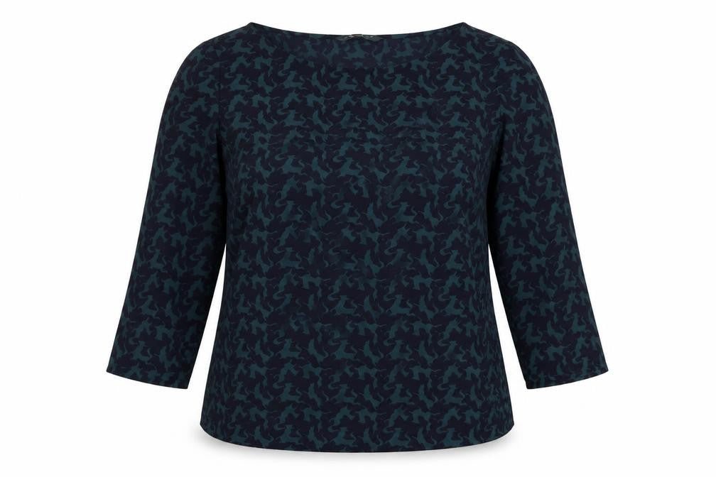 Womens UK Size 14 Laura Ashley Blue  Blouse