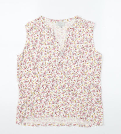 Womens UK Size 14 Laura Ashley Multicoloured Basic Blouse