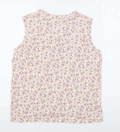 Womens UK Size 14 Laura Ashley Multicoloured Basic Blouse