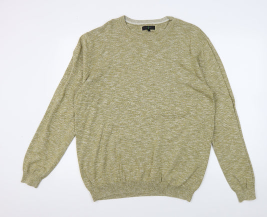 Jasper Conran Men's Green Pullover Jumper, Size L
