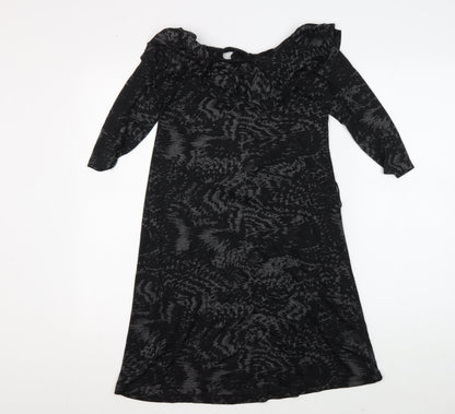All Saints Women's Black Off Shoulder Dress XS