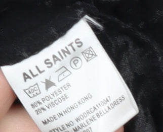 All Saints Women's Black Off Shoulder Dress XS