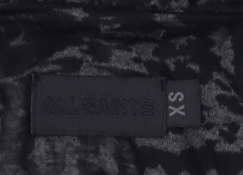 All Saints Women's Black Off Shoulder Dress XS