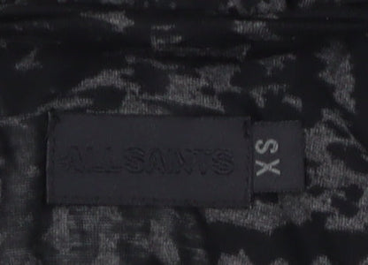 All Saints Women's Black Off Shoulder Dress XS