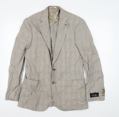 Mens UK Size 36 Jaeger Regular Beige Suit Jacket