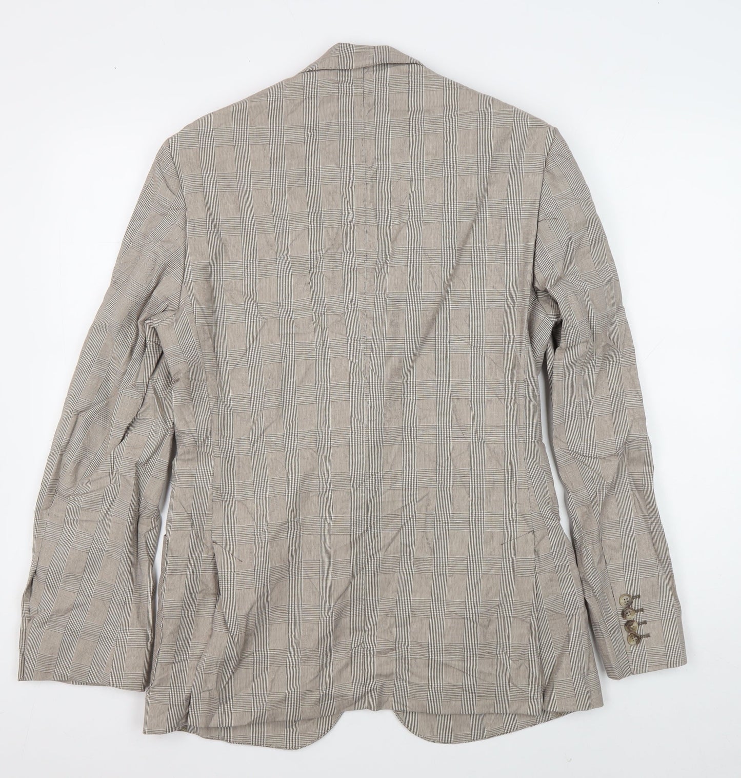 Mens UK Size 36 Jaeger Regular Beige Suit Jacket