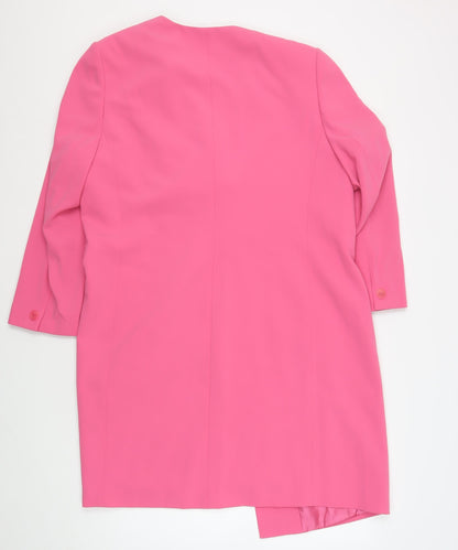 Windsmoor Pink Women's Mid-Length Suit Jacket Size 16