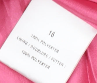 Windsmoor Pink Women's Mid-Length Suit Jacket Size 16