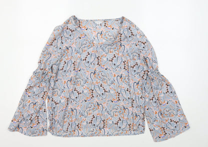 Jacqueline de Yong Women's Floral Blouse Size 8, Multicoloured