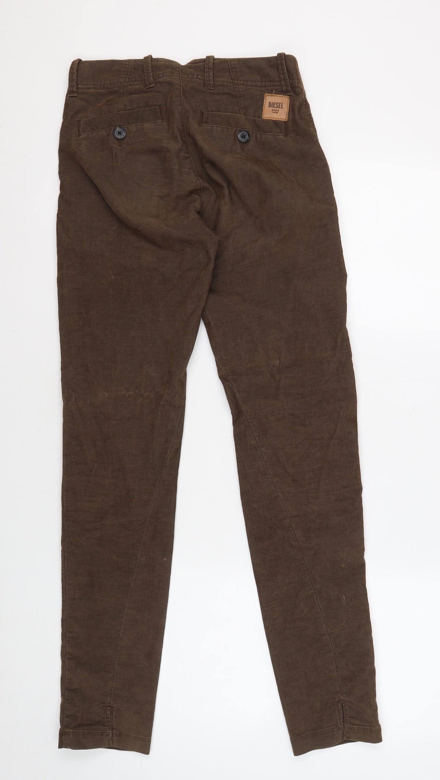 Diesel Men's Brown Trousers - Size 24