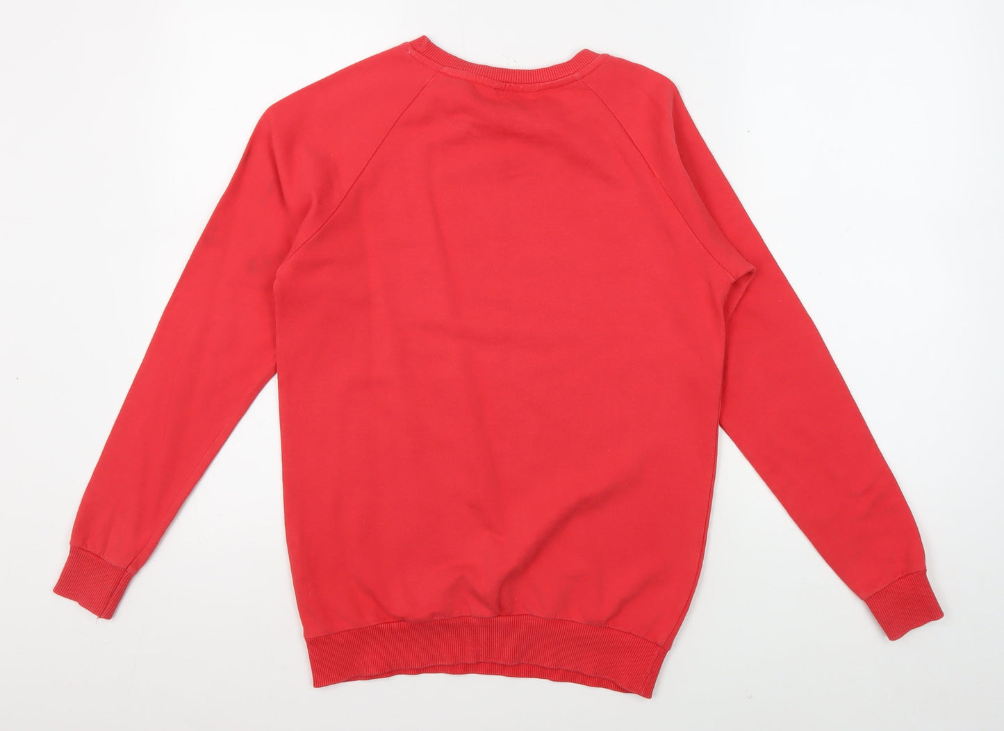Coca-Cola Unisex Red Graphic Cotton Sweatshirt Size 6