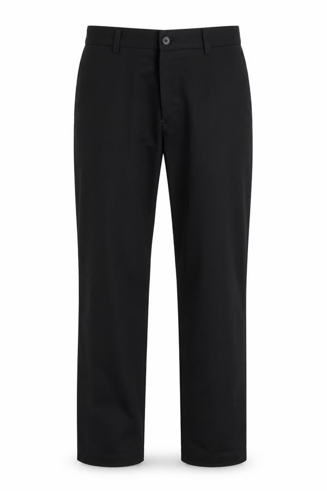 Mens UK Size 32 Van Heusen Regular Fit Dress Pants Black Trousers