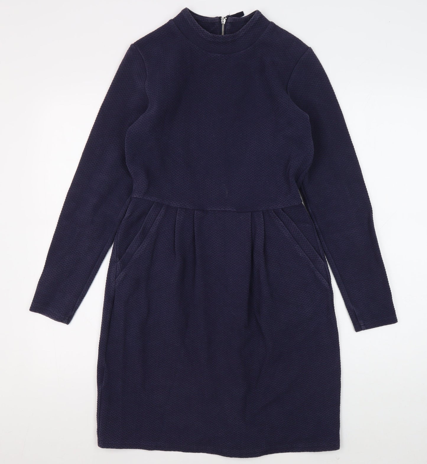 Joules Women's Blue Knee Length Shift Dress Size 10