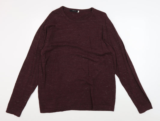 Jack & Jones Men's Purple Pullover XXL Long Sleeve Jumper