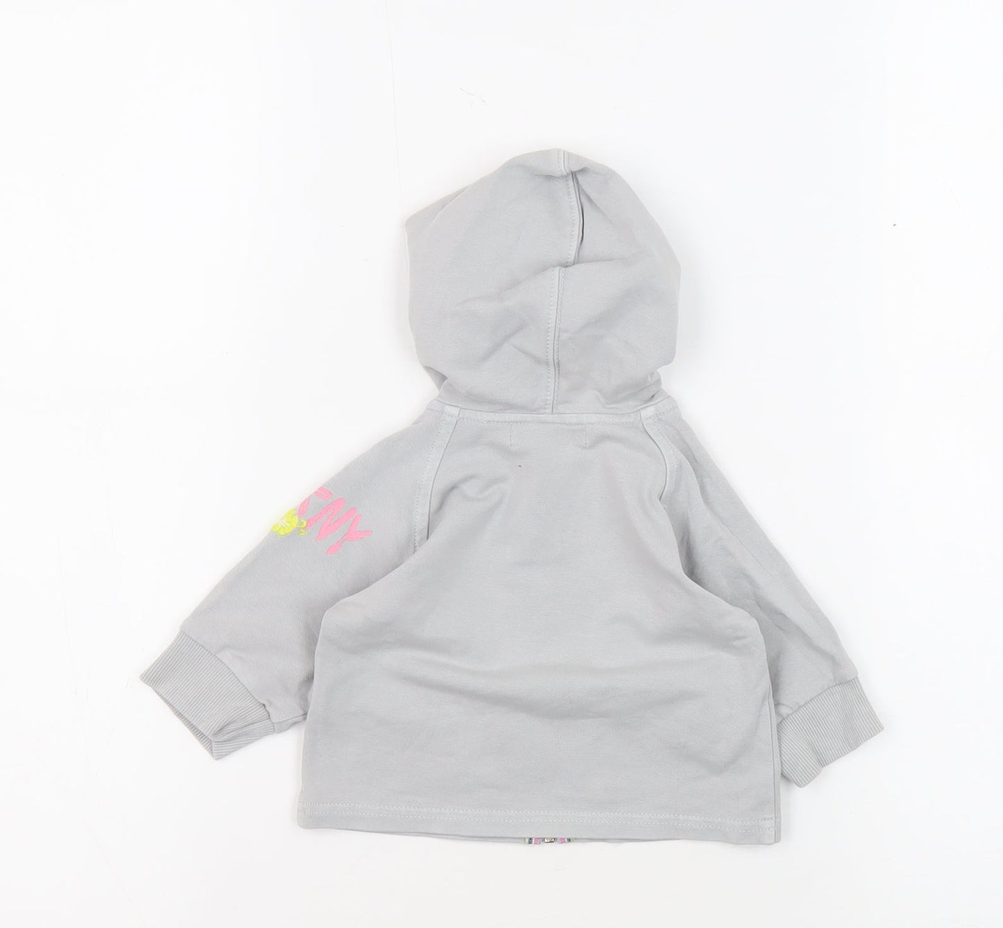 DKNY Unisex Baby Grey Hooded Jacket 0-3 Months
