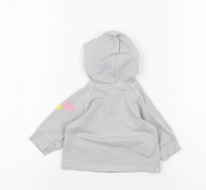 DKNY Unisex Baby Grey Hooded Jacket 0-3 Months