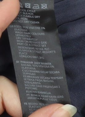 Jasper Conran Women's Blue Dolman Sleeve Blouse, Size 10