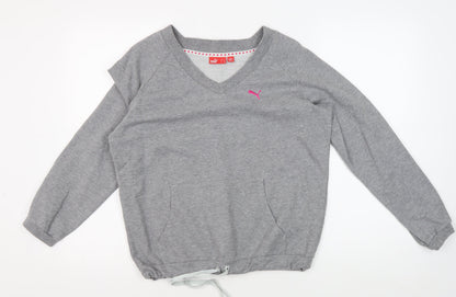 Puma Women's Grey Pullover Sweatshirt Size 10
