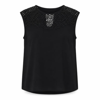 Womens UK Size 4 Reiss Black Basic Blouse