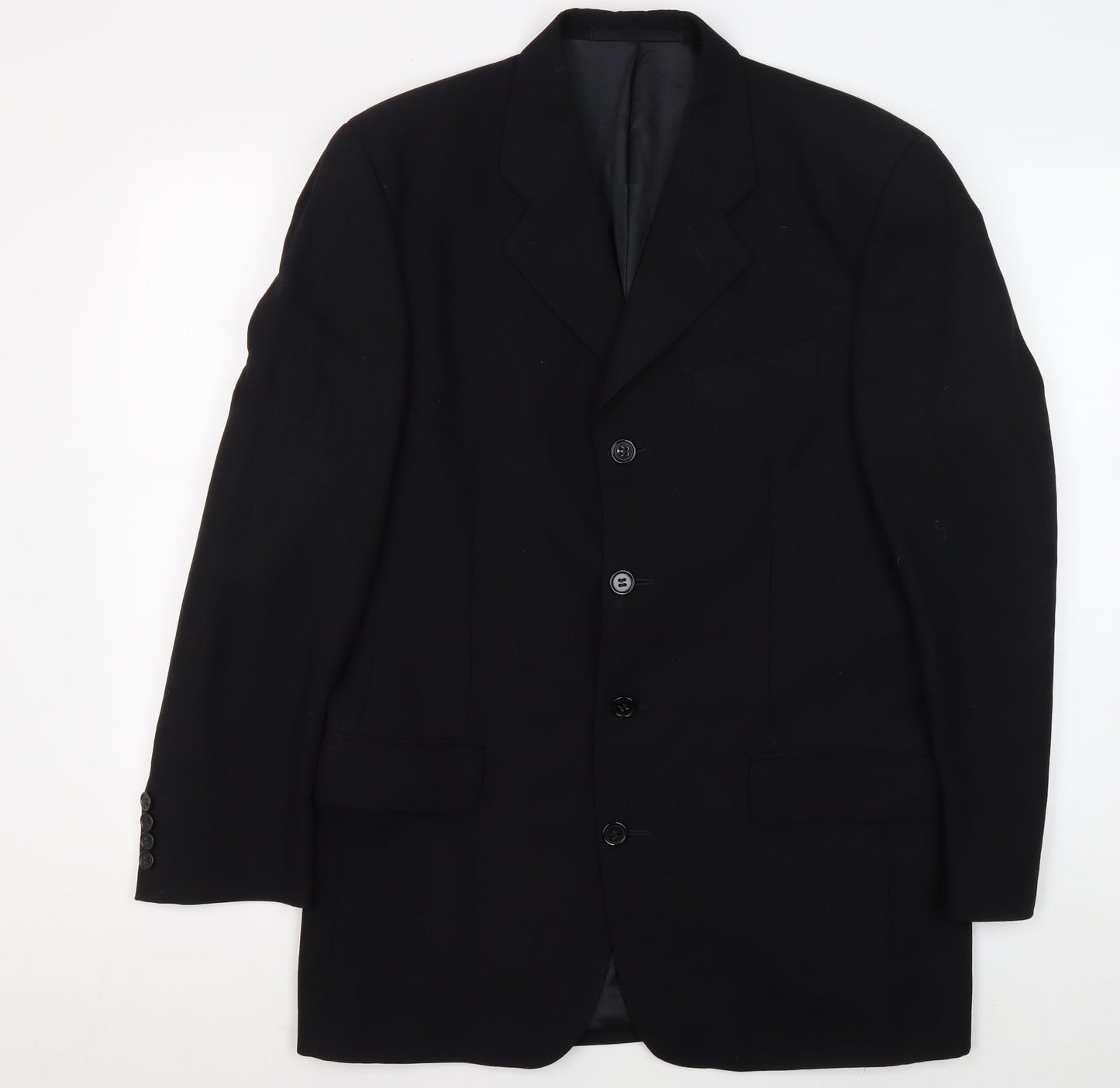 Mens UK Size 38 Daniel Hechter Regular Black Suit Jacket