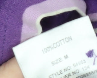 SoulCal Men's Purple Striped Polo, M, Casual Summer Top