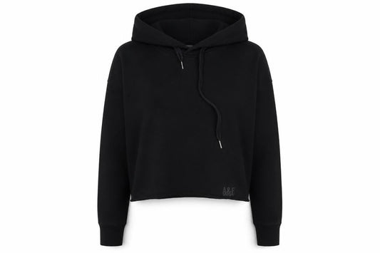 Womens UK Size XS Abercrombie & Fitch Black Pullover Hoodie
