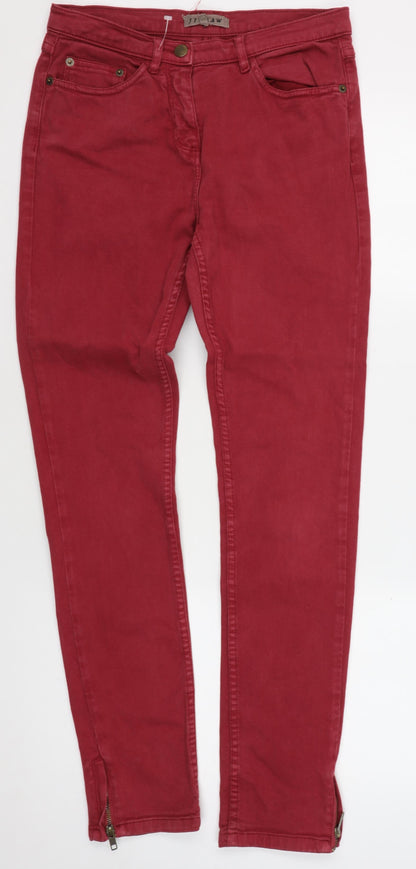 Womens UK Size 26 Jigsaw Slim Fit Skinny Red Jeans