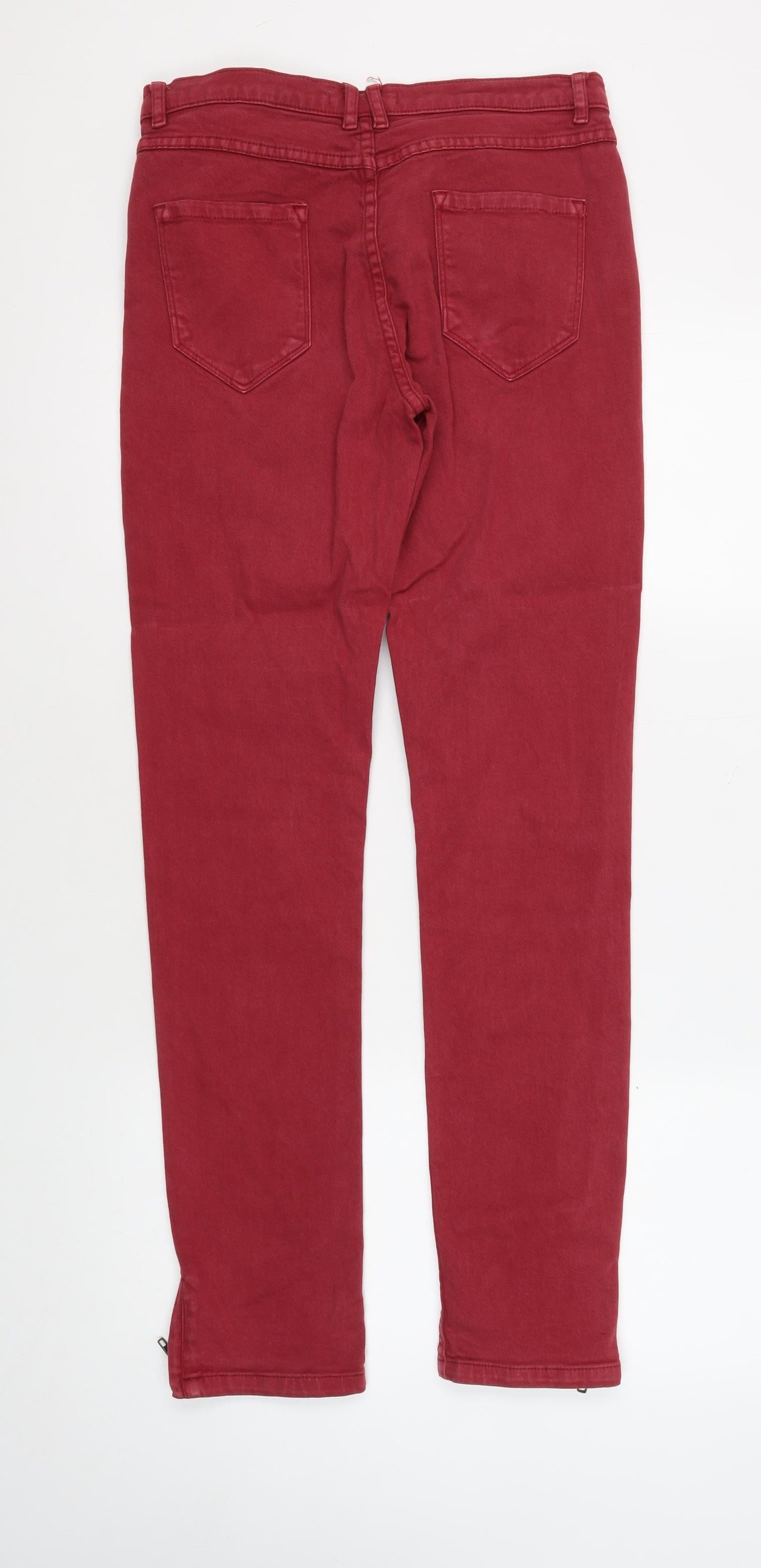 Womens UK Size 26 Jigsaw Slim Fit Skinny Red Jeans
