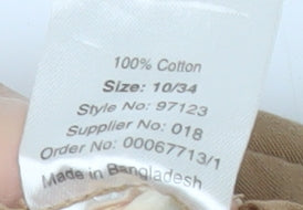Republic White Label Women's Beige Chino Trousers Size 10