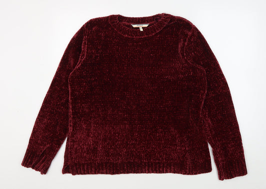 Womens UK Size M SoulCal & Co Red Pullover Jumper