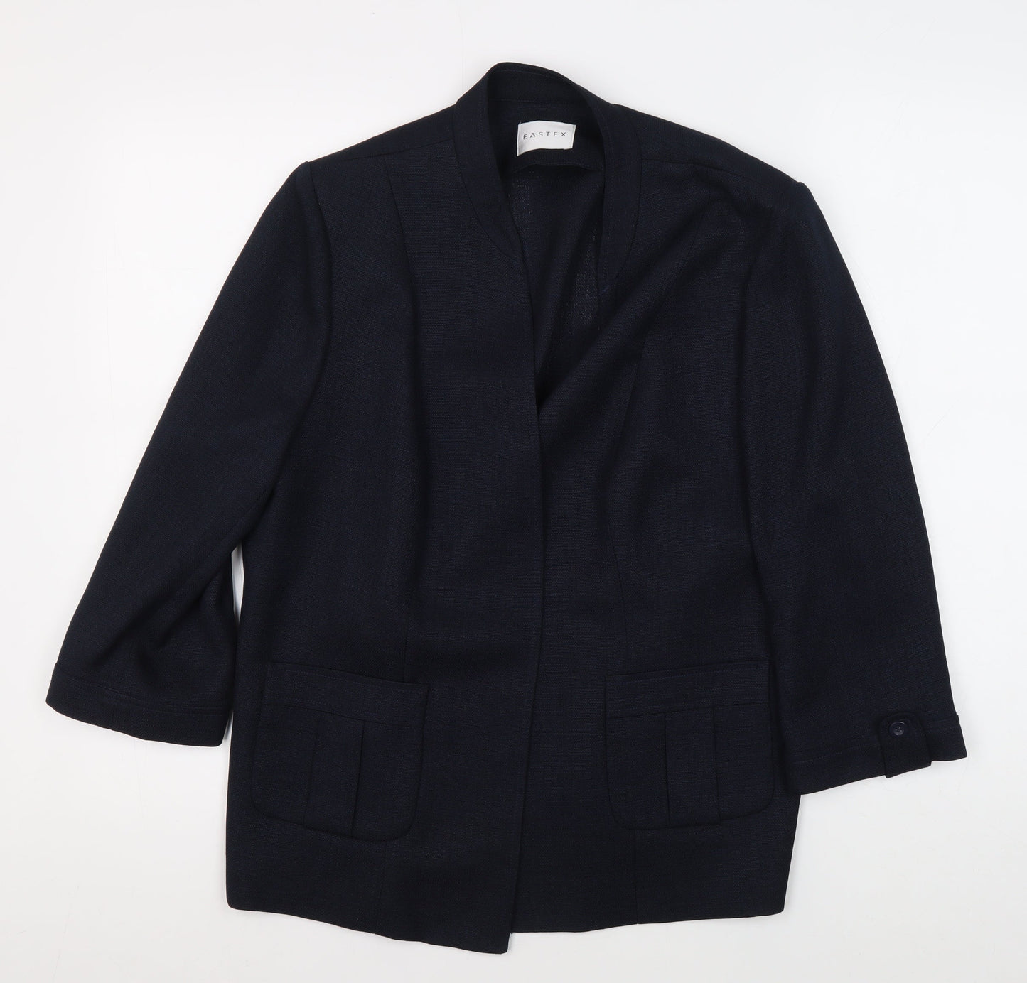 Eastex Women's Black Blazer Size 16 Classic Lined