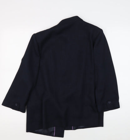 Eastex Women's Black Blazer Size 16 Classic Lined