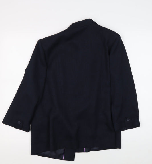 Eastex Women's Black Blazer Size 16 Classic Lined