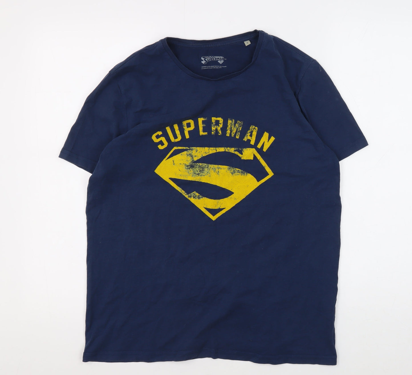 Superman Men's Blue M Graphic T-Shirt