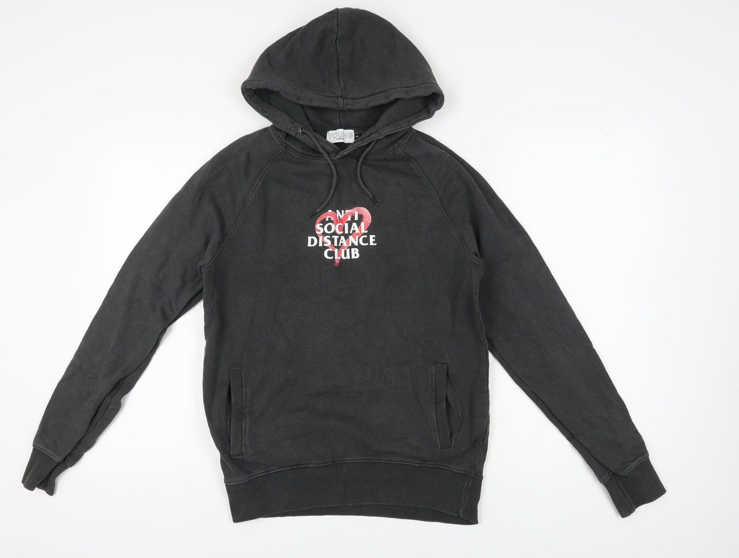 Young London Women's Black Hoodie Small Organic Cotton
