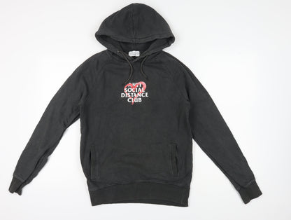 Young London Women's Black Hoodie Small Organic Cotton