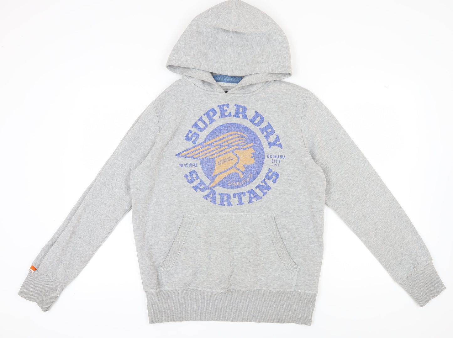 Superdry Men's Grey Pullover Hoodie Size M