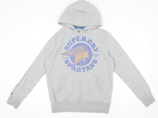 Superdry Men's Grey Pullover Hoodie Size M