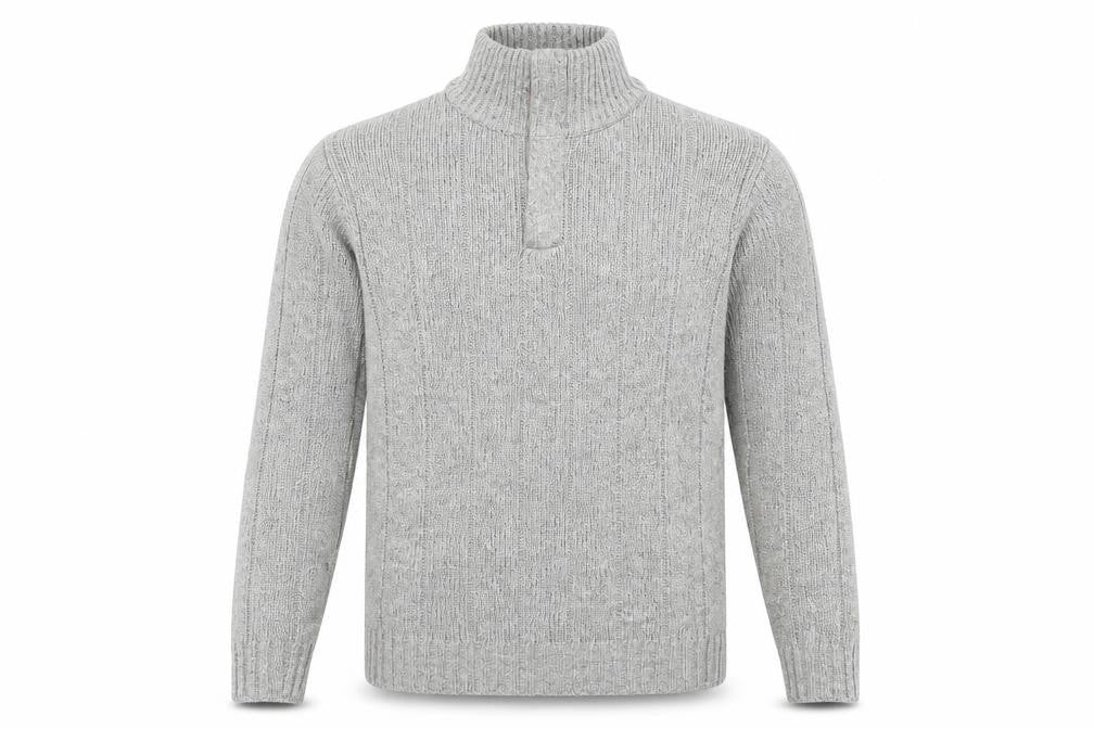 Mens UK Size S Marks and Spencer Grey Pullover Jumper