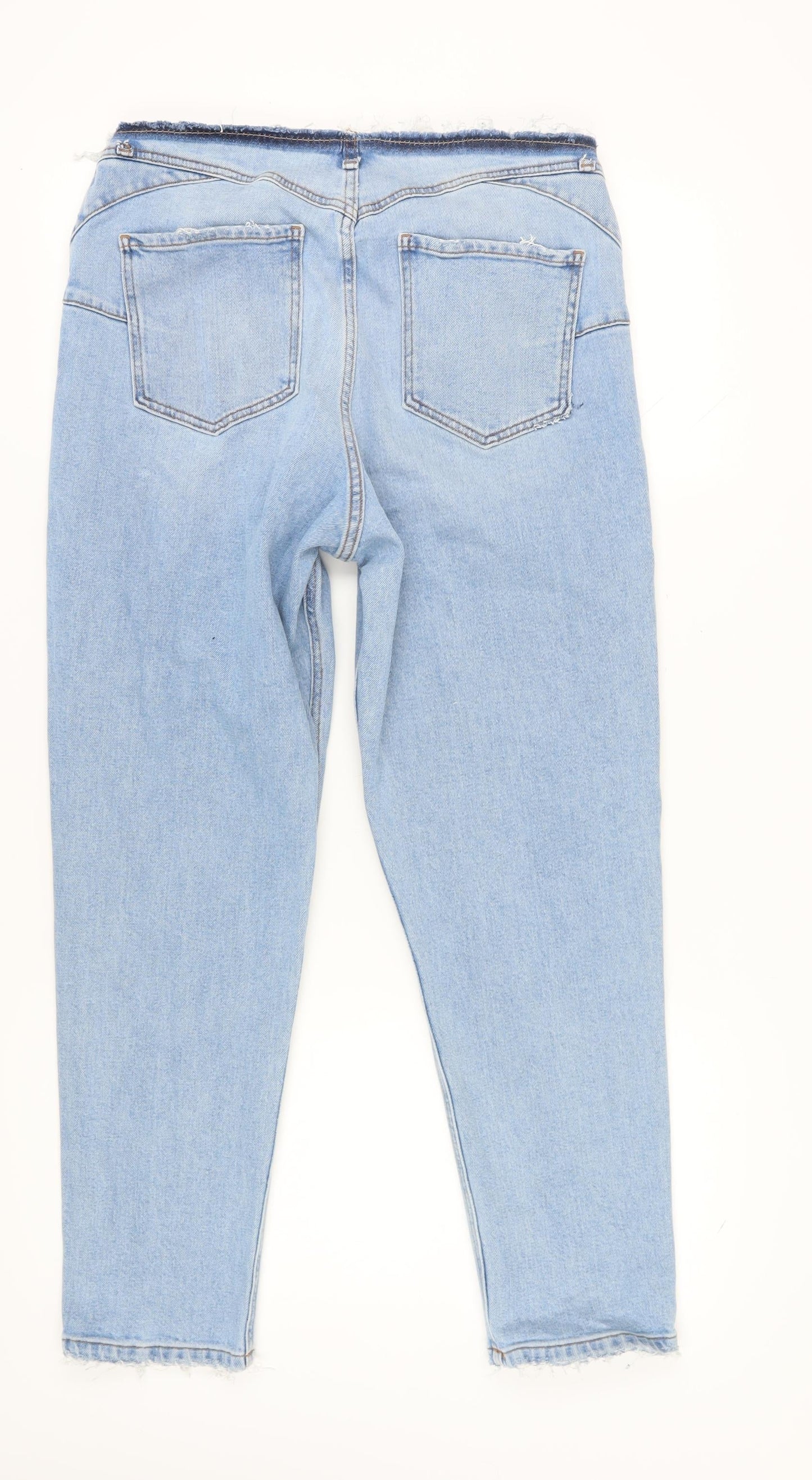 New Look Women's Blue Straight Jeans Size 14