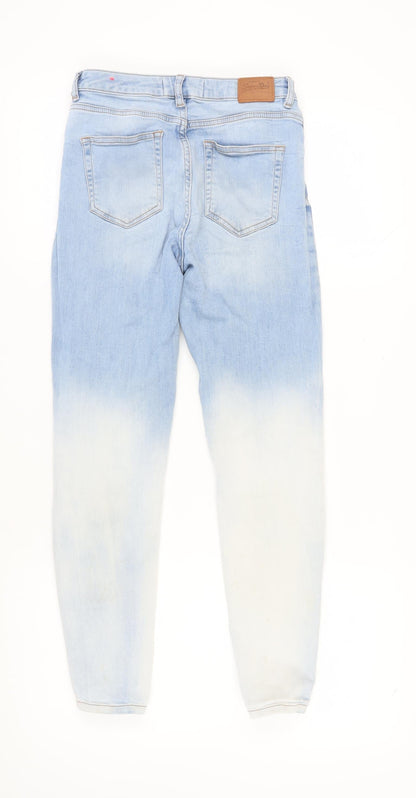 Womens UK Size S Superdry Regular Fit Skinny Blue Jeans