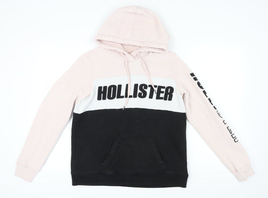 Hollister Women's Pink Hoodie - M