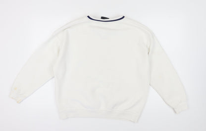 Berkeley White Pullover Sweatshirt Unisex Small