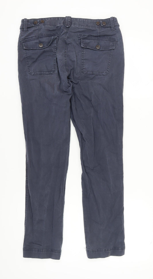 Next Men's Blue Chino Trousers 32 Regular Fit