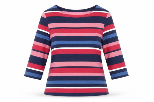 Womens UK Size 14 Honor Millburn Multicoloured Basic T-Shirt