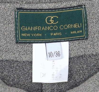 Gianfranco Corneli Women's Grey Trousers, Size 10